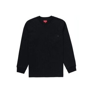 Supreme Long Sleeve Pocket Tee F/W13 Black Large